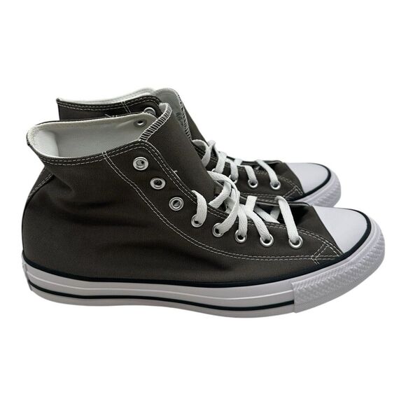 Converse Chuck Taylor All Star Hi Top Canvas Sneakers Men's Size 9 Charcoal Gray - Picture 2 of 10
